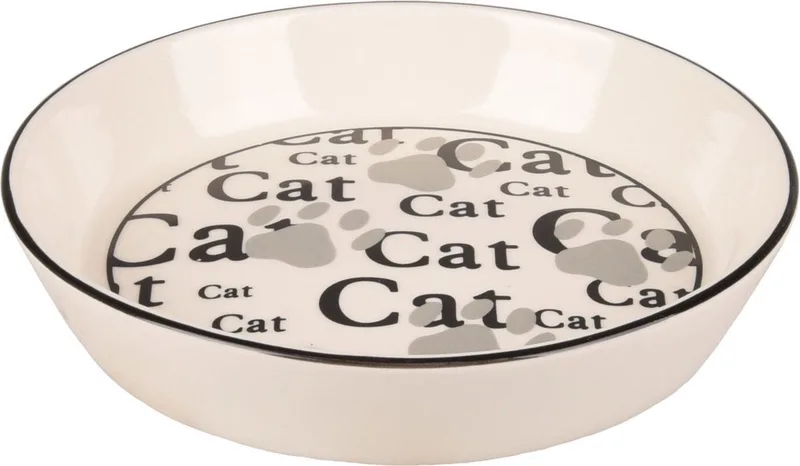 Voerbak Kat Cats - 16 x 3 cm von Flamingo in Weiß – Produktfoto