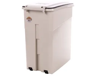 voerton hond – Kolio 16L – compacte kunststof voercontainer met schep & klapdeksel – luchtdichte hondenvoer opslag by Flamingo in Beige – product photo 3 of 5