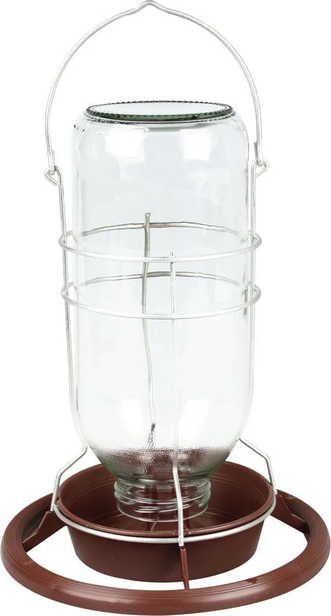 Vogelaccessoire Mijnlamp - 17.5 x 17.5 x 24 cm de Flamingo en Bordeaux – photo produit