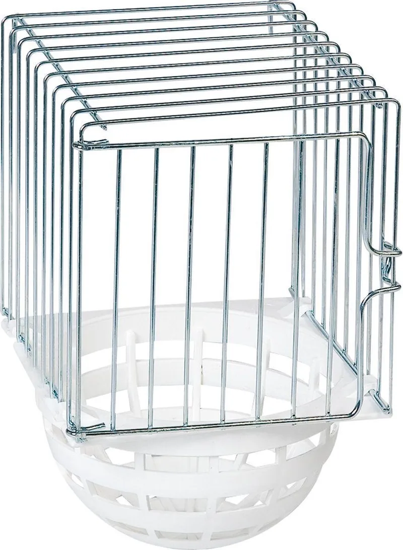 Vogelaccessoire Nestkastje Nido - 11 x 11.5 x 17 cm von Flamingo in Weiß – Produktfoto