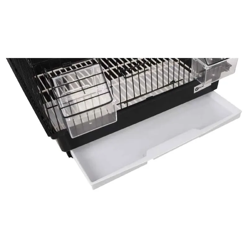 Vogelkooi Alor Zwart - Zwart - 34.5 x 28 x 48.5 cm by Flamingo in Black – product photo 2 of 3