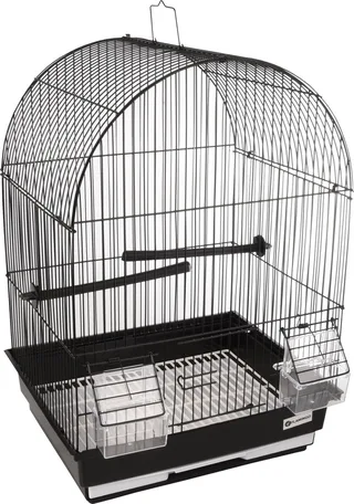 Vogelkooi Alor Zwart - Zwart - 34.5 x 28 x 48.5 cm by Flamingo in Black – product photo 1 of 3