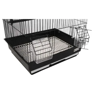 Vogelkooi Alor Zwart - Zwart - 34.5 x 28 x 48.5 cm by Flamingo in Black – product photo 3 of 3
