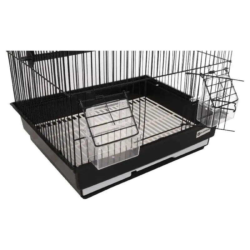Vogelkooi Alor Zwart - Zwart - 34.5 x 28 x 48.5 cm by Flamingo in Black – product photo 3 of 3
