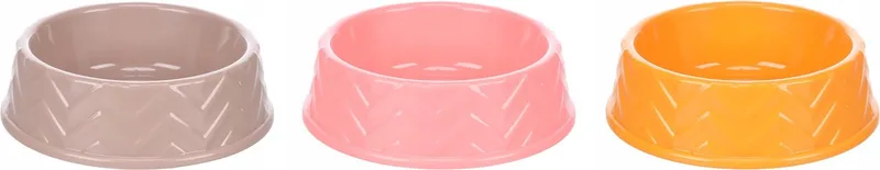 Wavy Puppy Voerbak - 500 ml - Antislip Kunststof by Flamingo in Beige – product photo