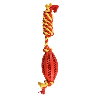 Waylen Rugby Ball Rope Hondenspeeltje Geassorteerd de Flamingo – photo produit 4 sur 4