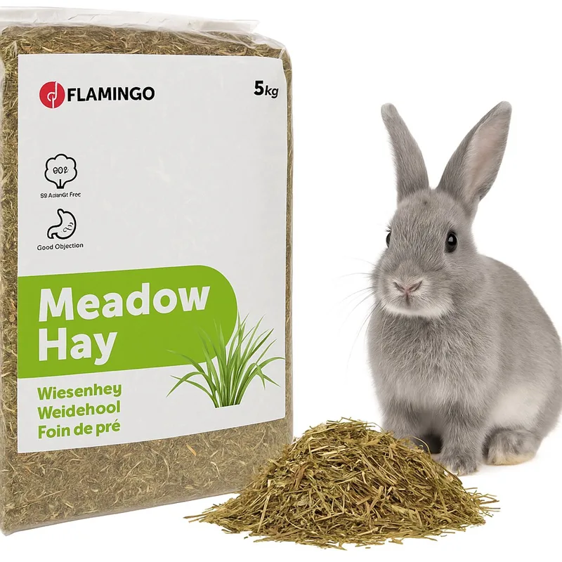 Weidehooi konijn – Hooi – Weidehooi – Knaagdierenvoer – Hamstervoer – Cavia voer – Konijnenvoer – 5kg Flamingo Snack Weidehooi von Flamingo – Produktfoto