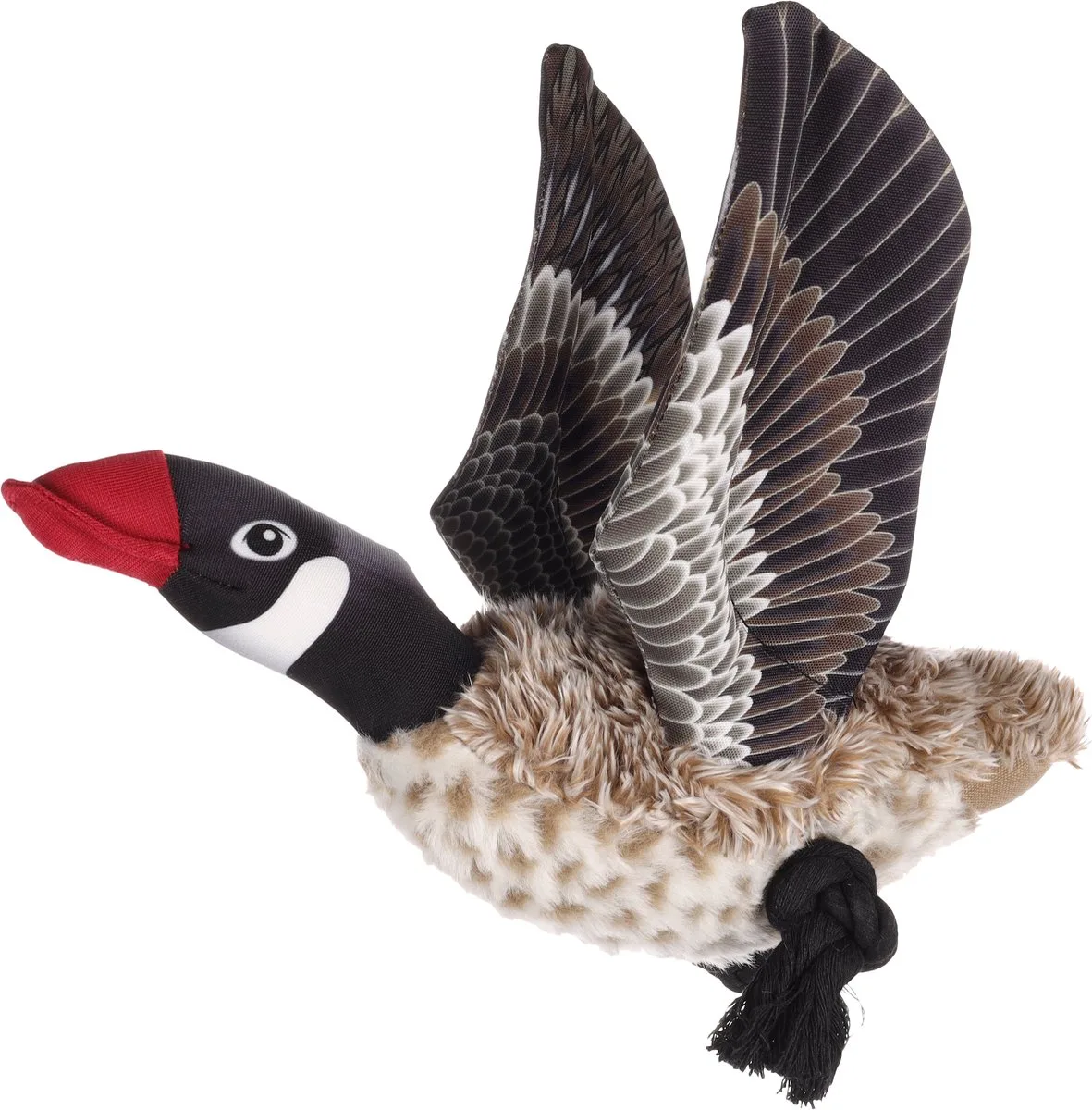 Wingy - Speelgoed Honden - Hs Wingy Wilde Gans Mix 36x37x22cm - 1st van Flamingo in Meerkleurig – productfoto