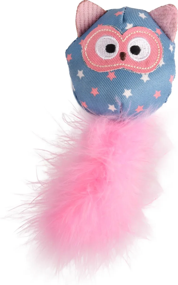 Winny - Speelgoed Katten - Ps Winny Uil Mix 14cm - 1st - 131030 - 1st by Flamingo in Blue – product photo