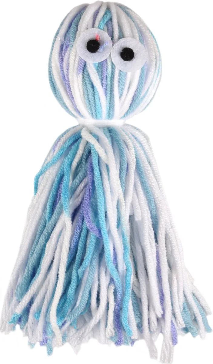 Yarn - Speelgoed Katten - Ps Yarn Inktvis Multi 15cm - 1st - 128770 - 1st von Flamingo in Blau – Produktfoto