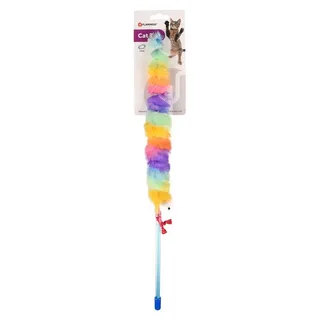 Yowly Hengel - Kattenspeelgoed - 48.8 cm Multi-Color van Flamingo in Groen – productfoto 2 van 2