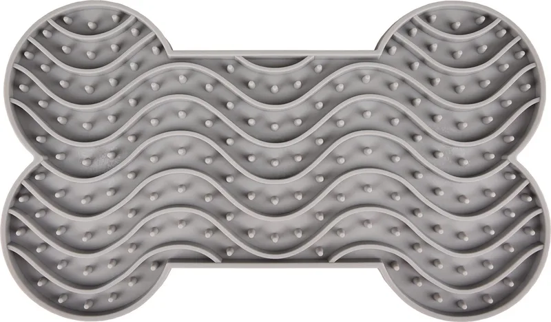 Yummee - Likmat Honden - Likmat Yummee Silicone Been L 29,8cm - 1st - 128735 - 1st by Flamingo in Grey – product photo