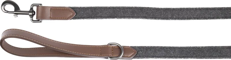 Yura - Looplijn Honden - Looplijn Yura Zwart/bruin 130cm 25mm - 1st - 131699 - 1st by Flamingo in Black – product photo