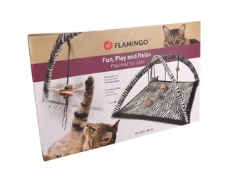 Zerba - Speelgoed Katten - Ps Zerba Speelmat 54,5x54,5x33cm - 1st - 137439 - 1st by Flamingo in Multicolour – product photo 2 of 3