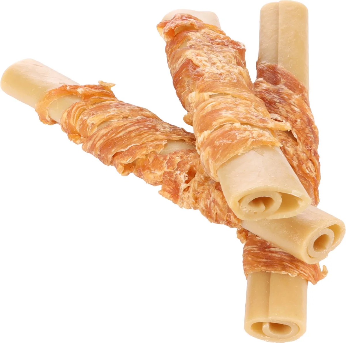 ZERO RAWHIDE STAAF MET KIP 15CM 3ST 120GR von Flamingo – Produktfoto