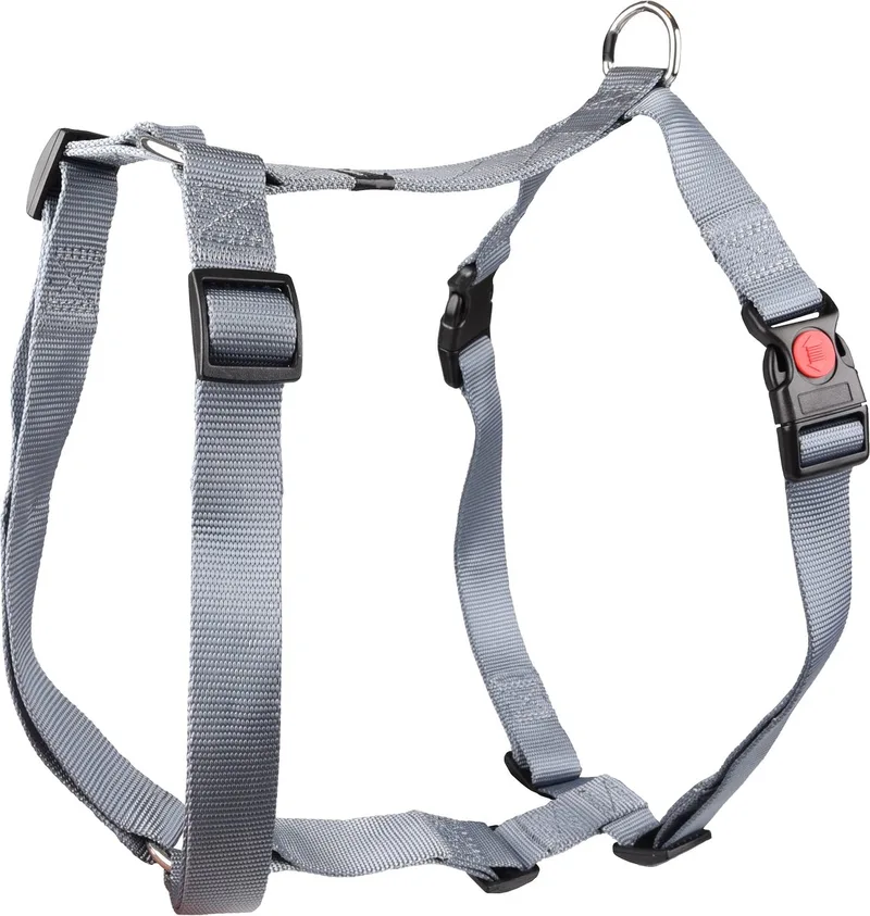 Ziggi H-harnas - Harnas Honden - H-harnas Ziggi Xl 70-110cm 25mm - 1st - 127461 - 1st de Flamingo en Gris – photo produit