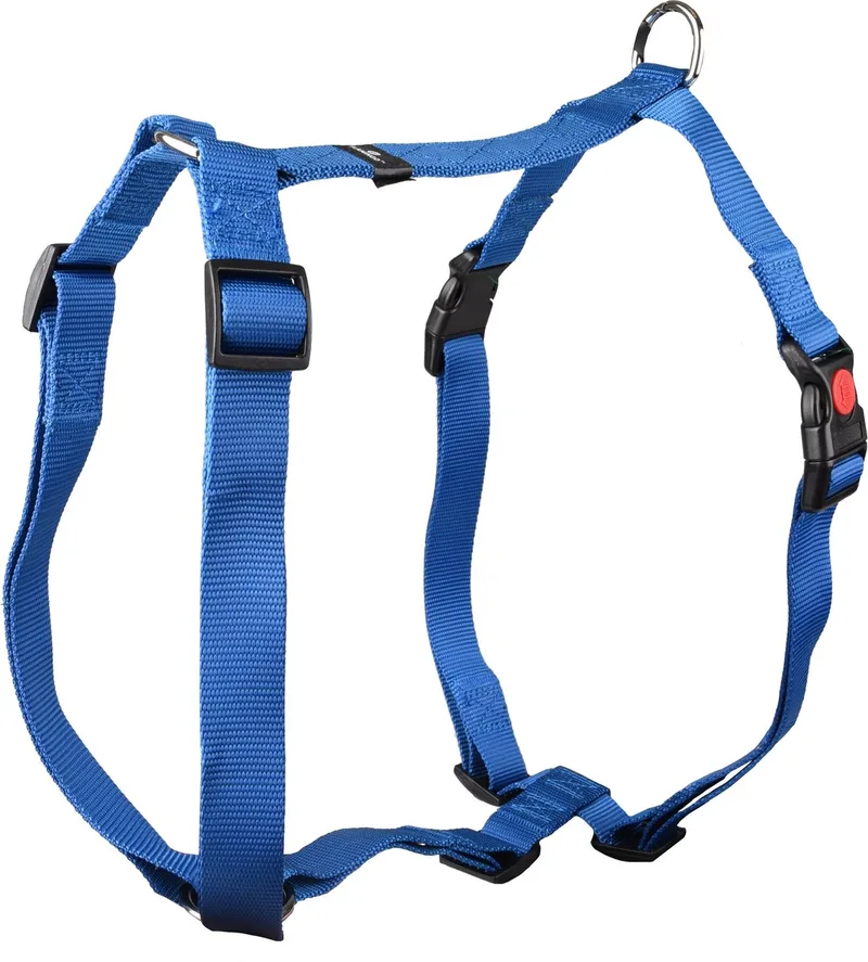 Ziggi H-harnas - Harnas Honden - H-harnas Ziggi Xl 70-110cm 25mm - 1st - 127539 - 1st by Flamingo in Blue – product photo