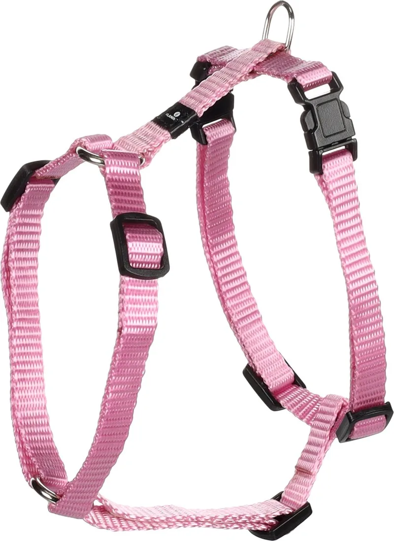 Ziggi H-harnas - Harnas Honden - H-harnas Ziggi Xs 25-40cm 10mm - 1st - 126174 - 1st de Flamingo en Rose – photo produit
