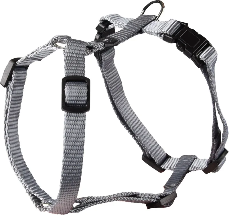 Ziggi H-harnas - Harnas Honden - H-harnas Ziggi Xs 25-40cm 10mm - 1st - 127465 - 1st by Flamingo in Grey – product photo