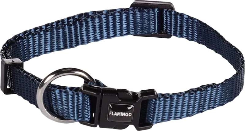 Ziggi - Halsband Honden - Halsband Ziggi Donkerblauw Xs 20-35cm 10mm - 1st - 134619 - 1st de Flamingo en Bleu – photo produit