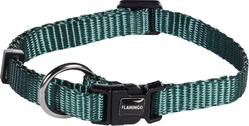 Ziggi - Halsband Honden - Halsband Ziggi Donkergroen Xs 20-35cm 10mm - 1st - 134862 - 1st de Flamingo en Vert – photo produit