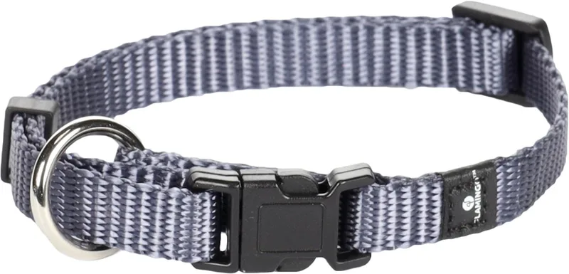 Ziggi - Halsband Honden - Halsband Ziggi Granietblauw Xs 20-35cm 10mm - 1st - 124740 - 1st by Flamingo in Blue – product photo