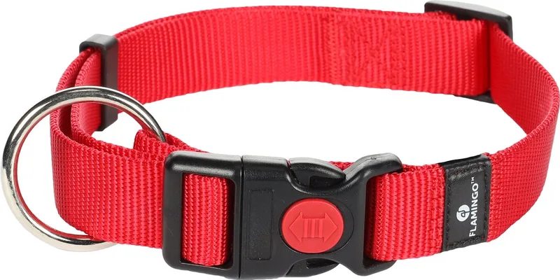 Ziggi - Halsband Honden - Halsband Ziggi L 45-65cm 25mm - 1st - 124755 - 1st by Flamingo in Red – product photo