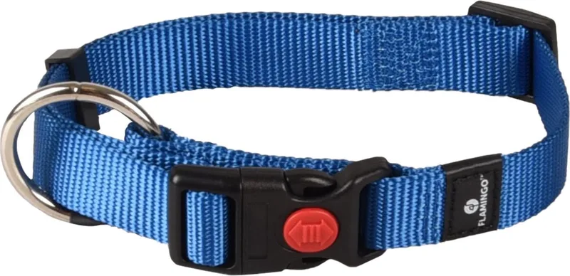Ziggi - Halsband Honden - Halsband Ziggi M 40-55cm 20mm - 1st - 127504 - 1st by Flamingo in Blue – product photo