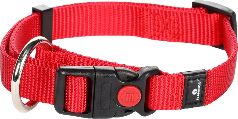 Ziggi - Halsband Honden - Halsband Ziggi S 30-45cm 15mm - 1st - 124673 - 1st by Flamingo in Red – product photo