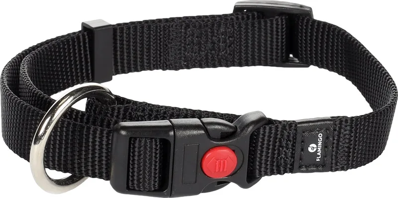 Ziggi - Halsband Honden - Halsband Ziggi S 30-45cm 15mm - 1st - 124677 - 1st från Flamingo i Svart – produktbild