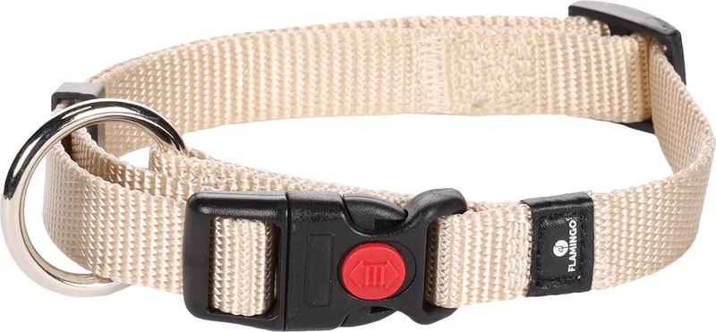 Ziggi - Halsband Honden - Halsband Ziggi S 30-45cm 15mm - 1st - 124854 - 1st by Flamingo in Beige – product photo