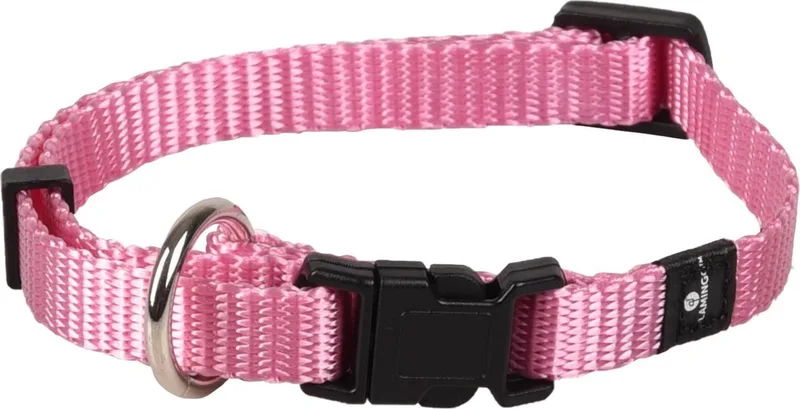 Ziggi - Halsband Honden - Halsband Ziggi Xs 20-35cm 10mm - 1st - 124743 - 1st fra Flamingo i Lyserød – produktbillede