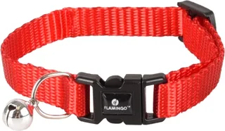Ziggi - Halsband Katten - Kittenhalsband Ziggi 15-22cm 10mm - 1st - 128892 - 1st by Flamingo in Red – product photo 1 of 2
