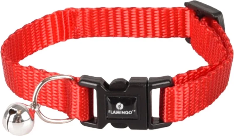 Ziggi - Halsband Katten - Kittenhalsband Ziggi 15-22cm 10mm - 1st - 128892 - 1st by Flamingo in Red – product photo 1 of 2