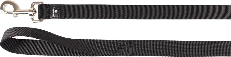 Ziggi - Looplijn Honden - Looplijn Ziggi 100cm 25mm - 1st - 124753 - 1st von Flamingo in Schwarz – Produktfoto