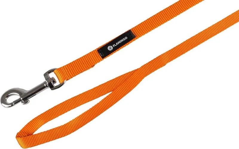 Ziggi - Looplijn Honden - Looplijn Ziggi 100cm 25mm - 1st - 125019 - 1st von Flamingo in Orange – Produktfoto