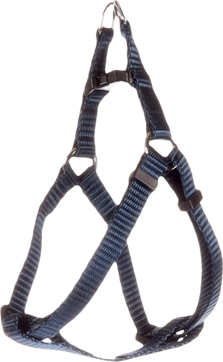 Ziggi Step&go - Harnas Honden - Harnas Step&go Ziggi Donkerblauw Xs 20-35cm 10mm - 1st - 134605 - 1st von Flamingo in Blau – Produktfoto
