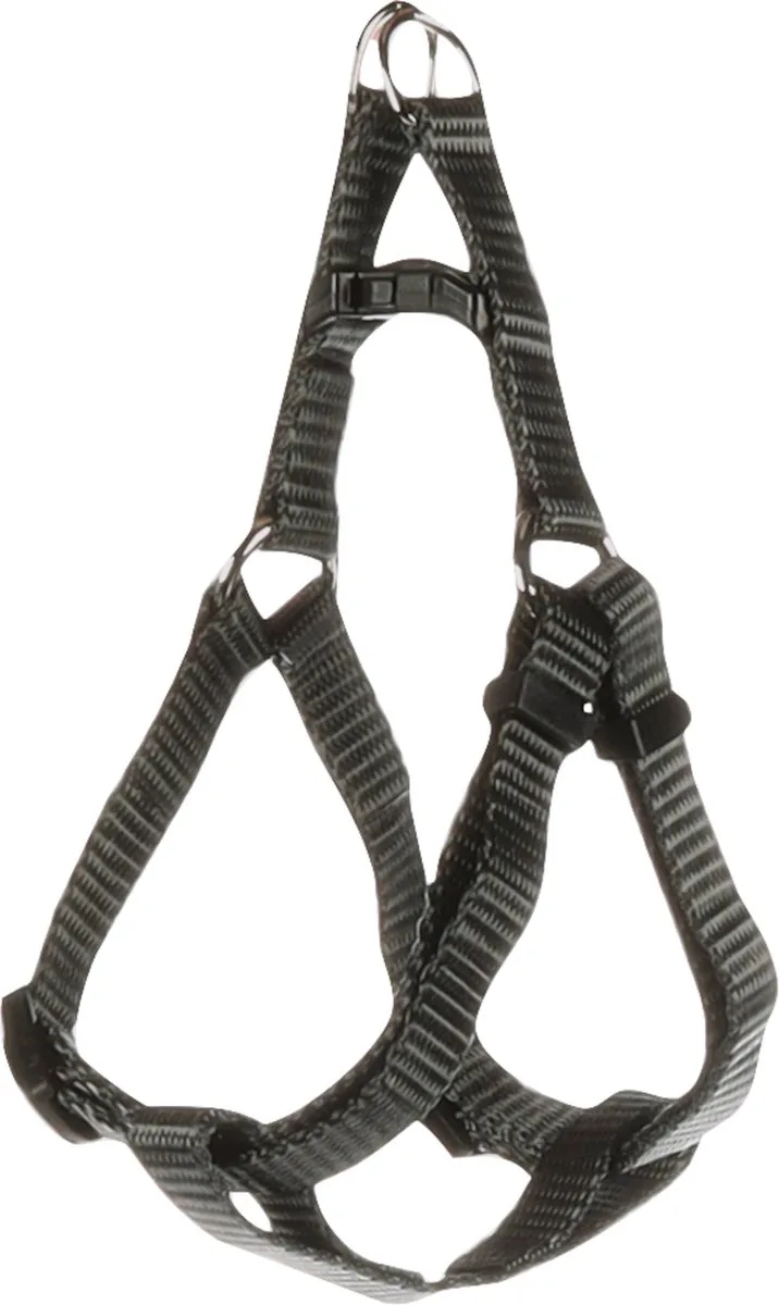 Ziggi Step&go - Harnas Honden - Harnas Step&go Ziggi Donkergrijs Xs 20-35cm 10mm - 1st - 134691 - 1st von Flamingo in Grau – Produktfoto