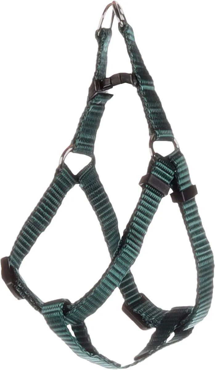 Ziggi Step&go - Harnas Honden - Harnas Step&go Ziggi Donkergroen Xs 20-35cm 10mm - 1st - 134835 - 1st von Flamingo in Grün – Produktfoto