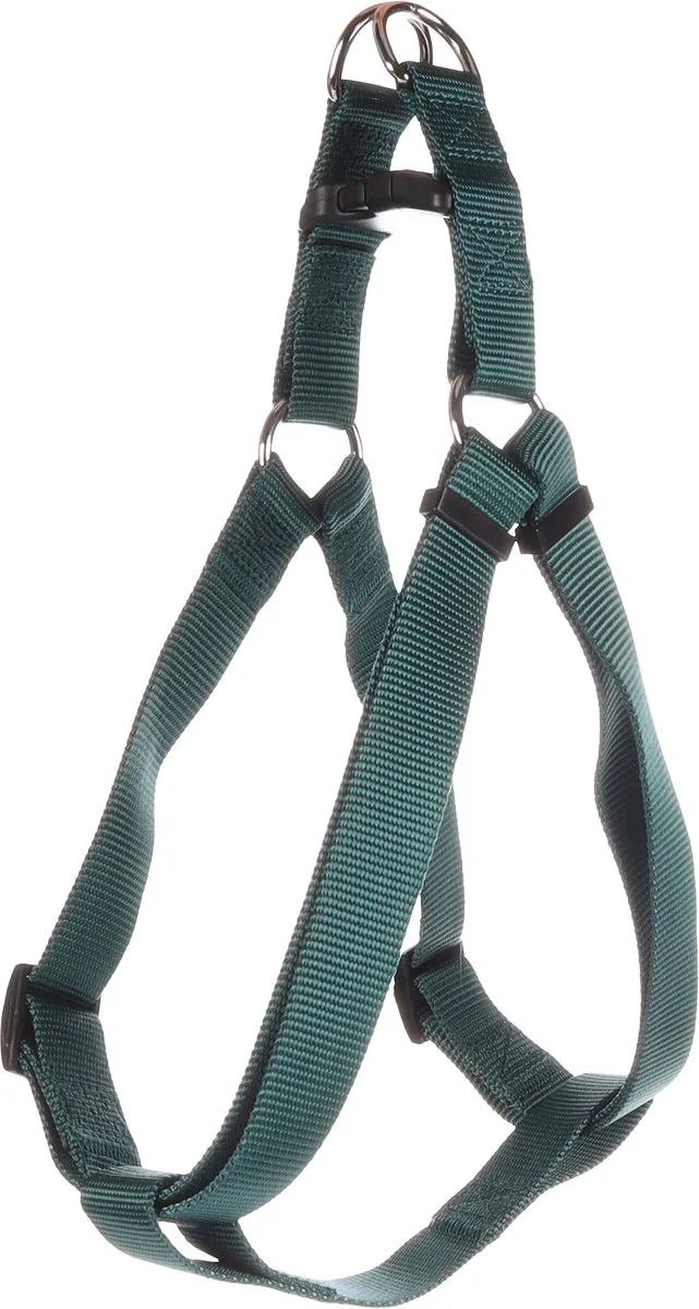 Ziggi Step&go - Harnas Honden - Harnas Step&go Ziggi Donkergroen Xl 60-90cm 25mm - 1st - 134819 - 1st by Flamingo in Green – product photo