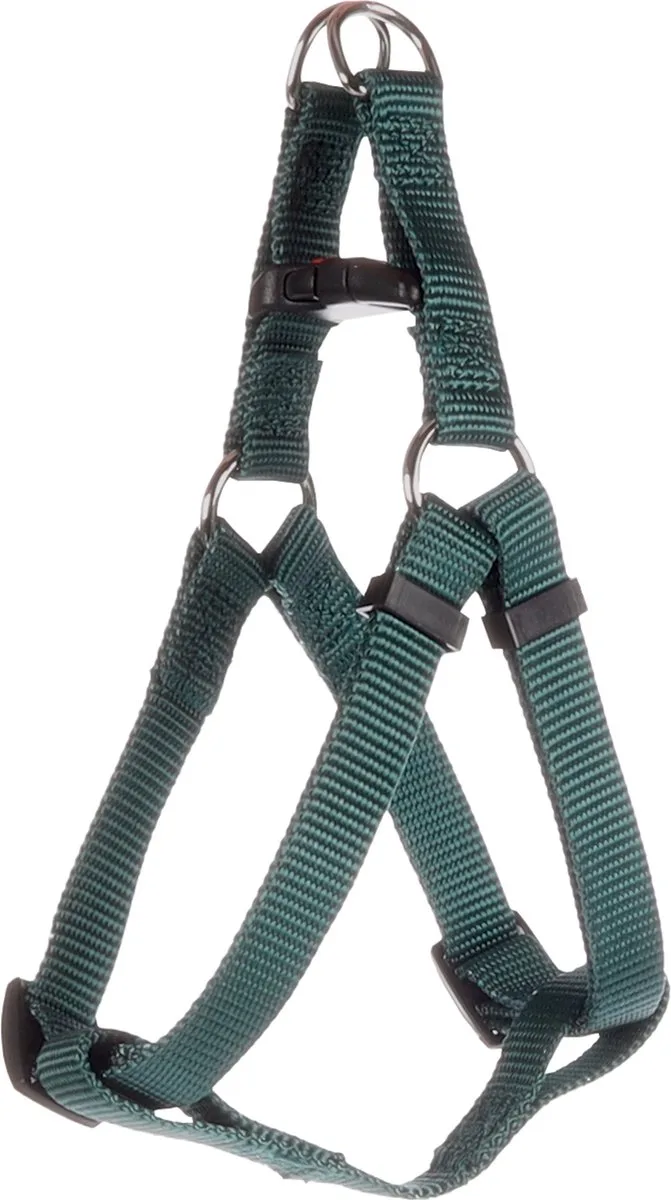 Ziggi Step&go - Harnas Honden - Harnas Step&go Ziggi Donkergroen S 25-45cm 15mm - 1st - 134832 - 1st by Flamingo in Green – product photo