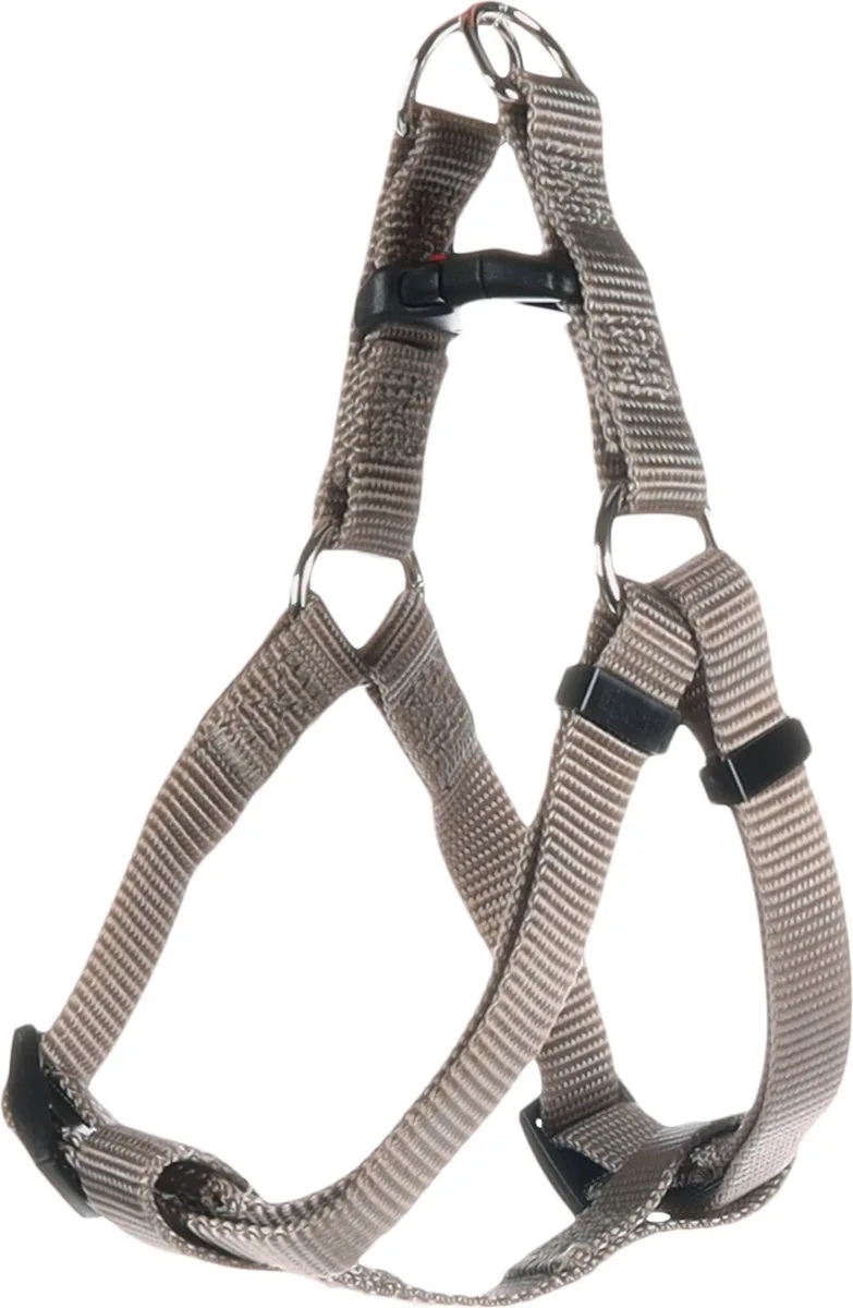Ziggi Step&go - Harnas Honden - Harnas Step&go Ziggi Greige S 25-45cm 15mm - 1st - 134433 - 1st de Flamingo en Gris – photo produit