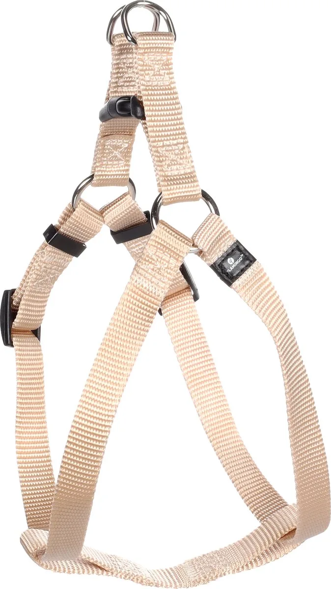 Ziggi Step&go - Harnas Honden - Harnas Step&go Ziggi S 25-45cm 15mm - 1st - 124792 - 1st by Flamingo in Beige – product photo