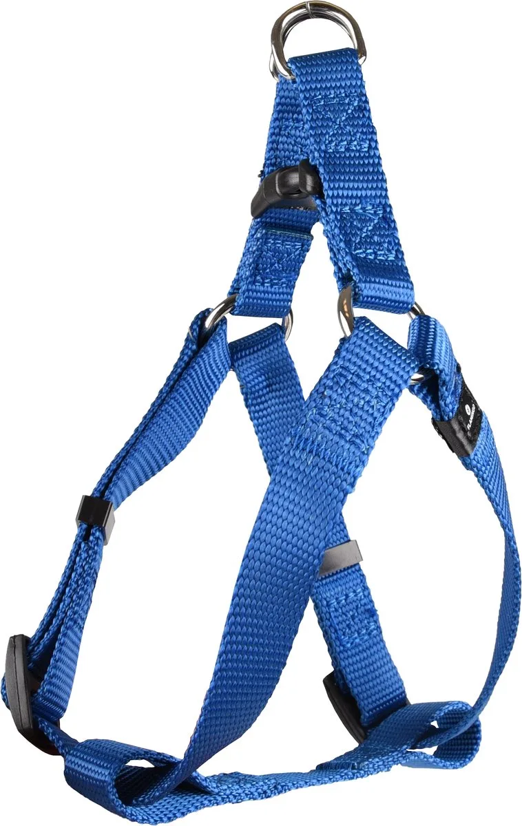 Ziggi Step&go - Harnas Honden - Harnas Step&go Ziggi S 25-45cm 15mm - 1st - 127560 - 1st de Flamingo en Bleu – photo produit