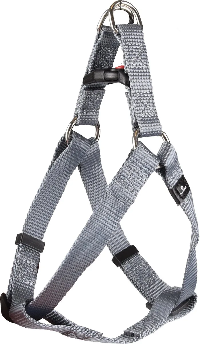 Ziggi Step&go - Harnas Honden - Harnas Step&go Ziggi S 25-45cm 15mm - 1st - 127409 - 1st by Flamingo in Grey – product photo
