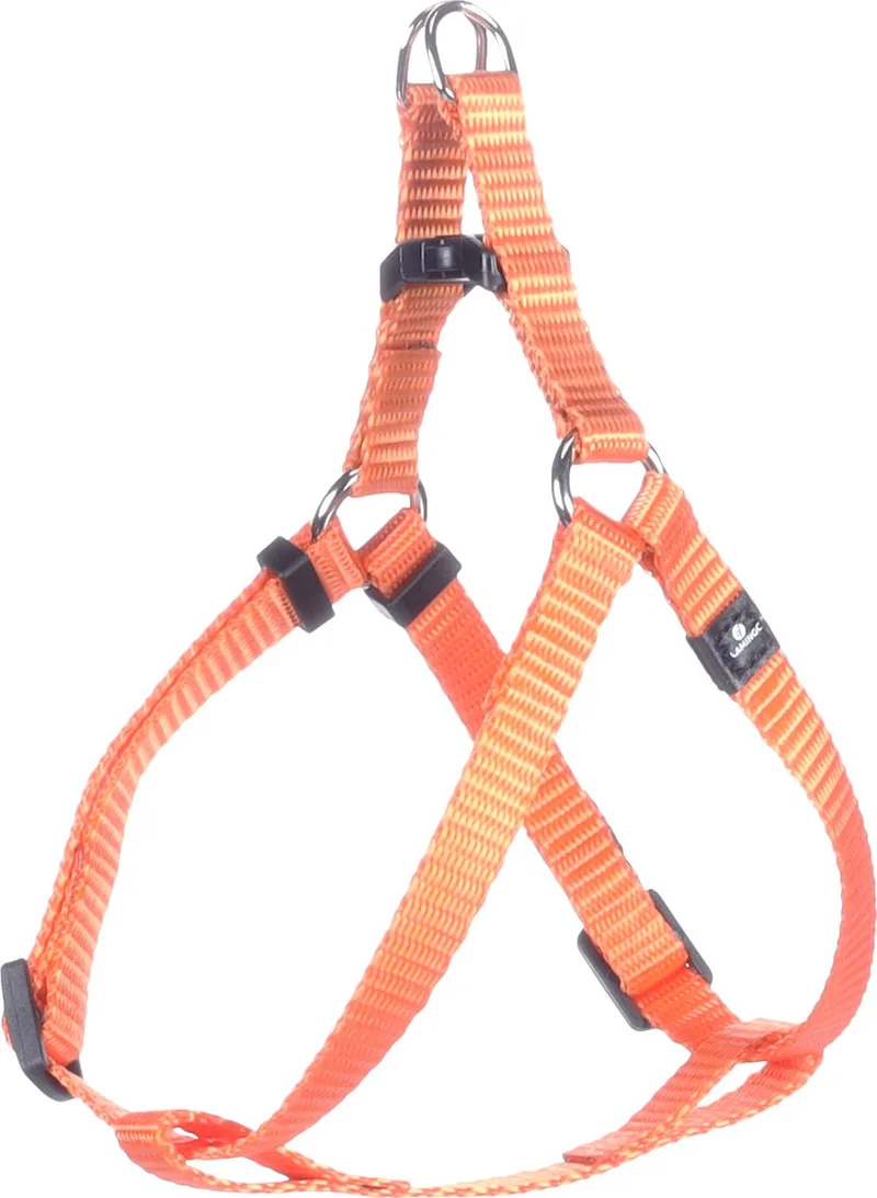 Ziggi Step&go - Harnas Honden - Harnas Step&go Ziggi Xs 20-35cm 10mm - 1st - 125091 - 1st de Flamingo en Orange – photo produit