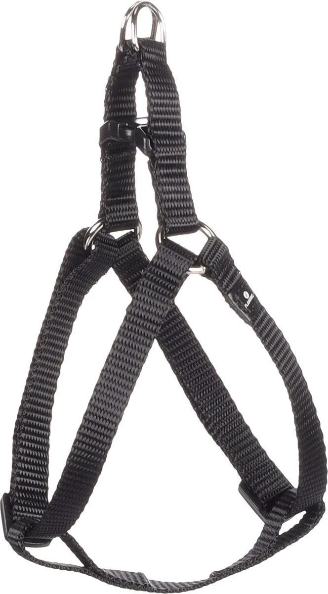 Ziggi Step&go - Harnas Honden - Harnas Step&go Ziggi Xs 20-35cm 10mm - 1st - 124453 - 1st by Flamingo in Black – product photo