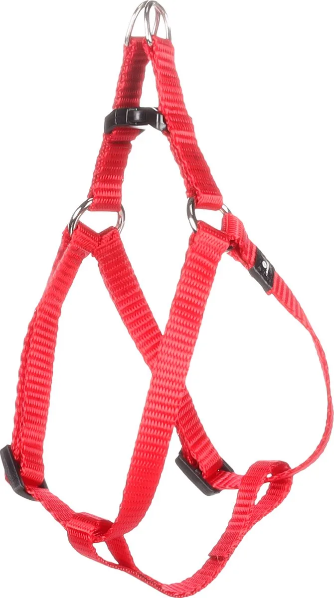 Ziggi Step&go - Harnas Honden - Harnas Step&go Ziggi Xs 20-35cm 10mm - 1st - 124441 - 1st by Flamingo in Red – product photo