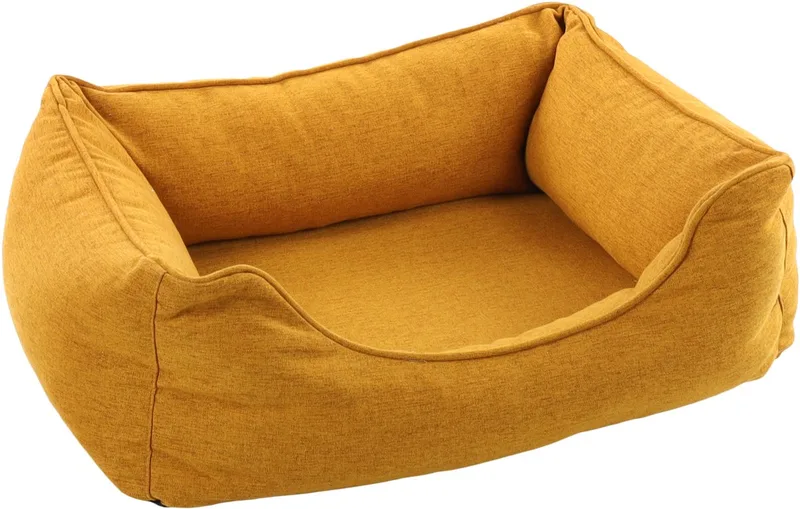Ziva - Mand Honden - Mand Ziva Rechthoekig + Rits Okergeel 65x50x20cm - 1st - 136693 - 1st de Flamingo en Oker – photo produit