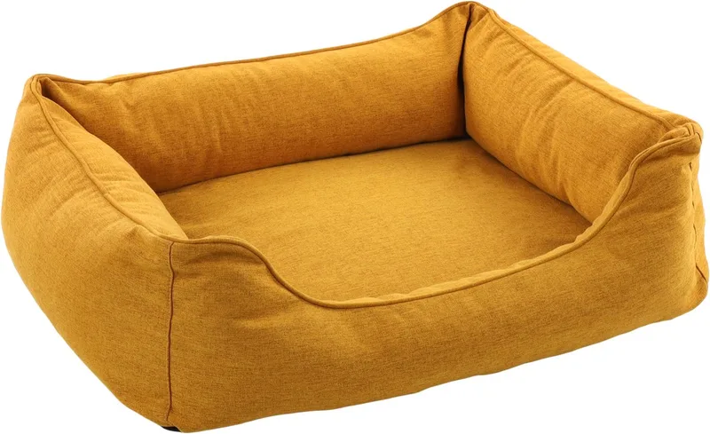 Ziva - Mand Honden - Mand Ziva Rechthoekig + Rits Okergeel 80x67x22cm - 1st - 136689 - 1st de Flamingo en Oker – photo produit